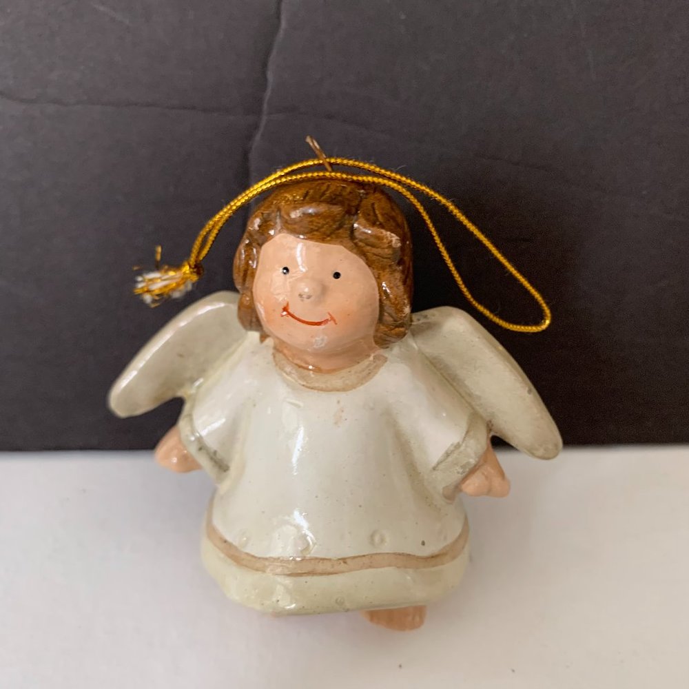 VINTAGE DELTON PRODUCTS FINE COLLECTABLES ANGEL ORNAMENT CHRISTMAS